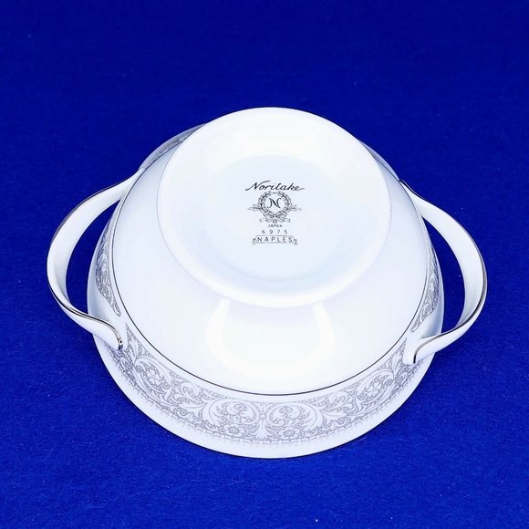 Sugar Bowl & Lid Noritake "Naples" Fine China 6975 Vintage Discontinued Pattern - Picture 7 of 9
